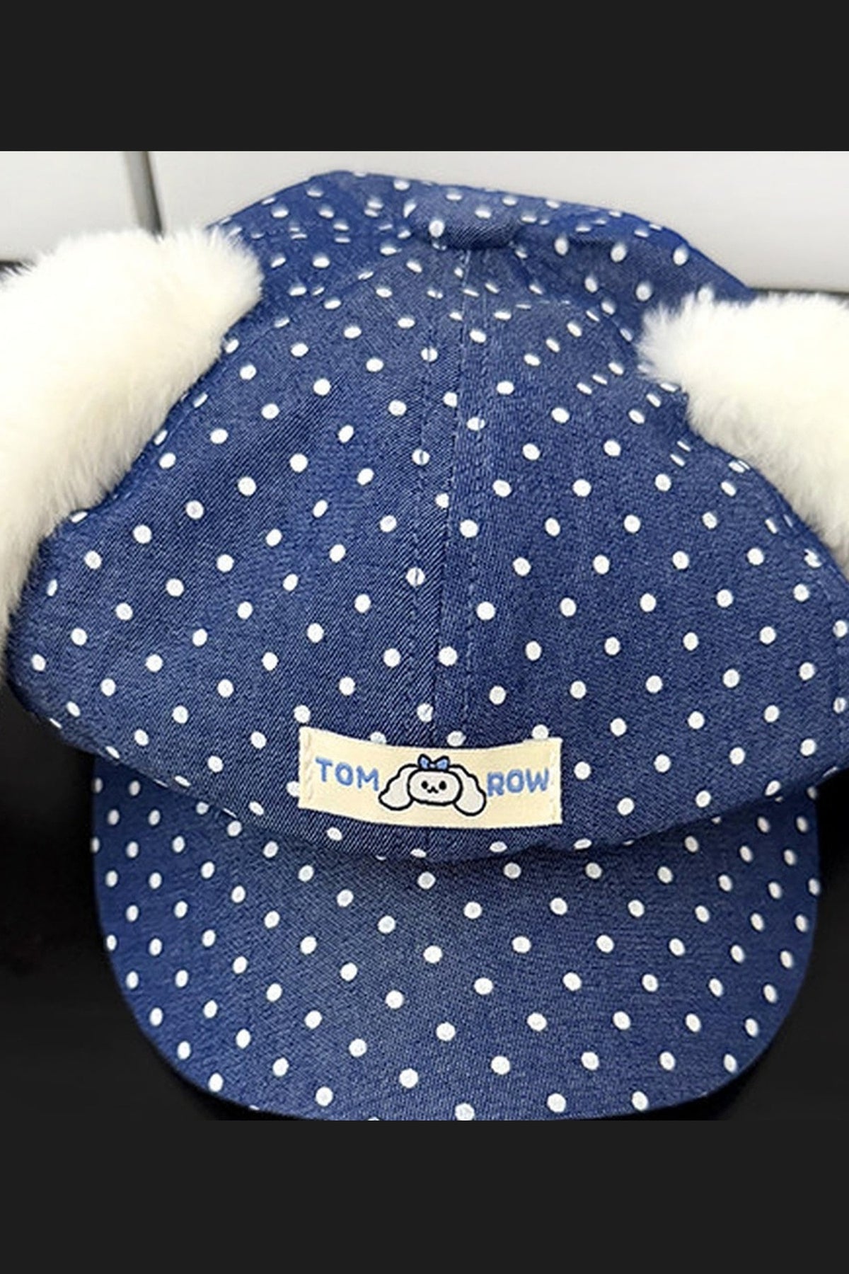 Long-Eared Plush Octagonal Newsboy Cap