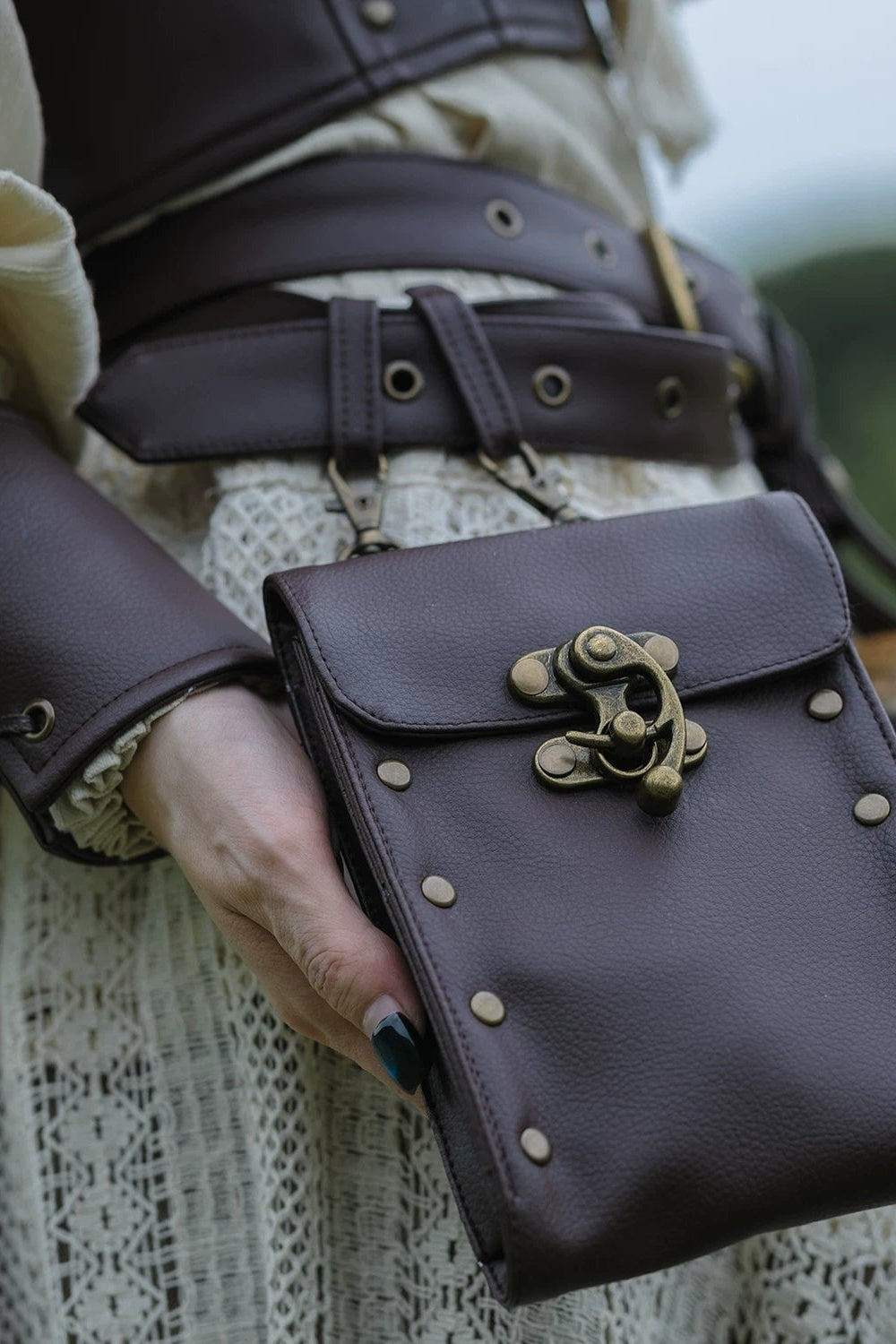 Steampunk Multi-Layer Waist Bag