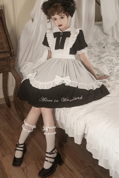 Wonderland Alice Short Sleeve One-Piece Dress