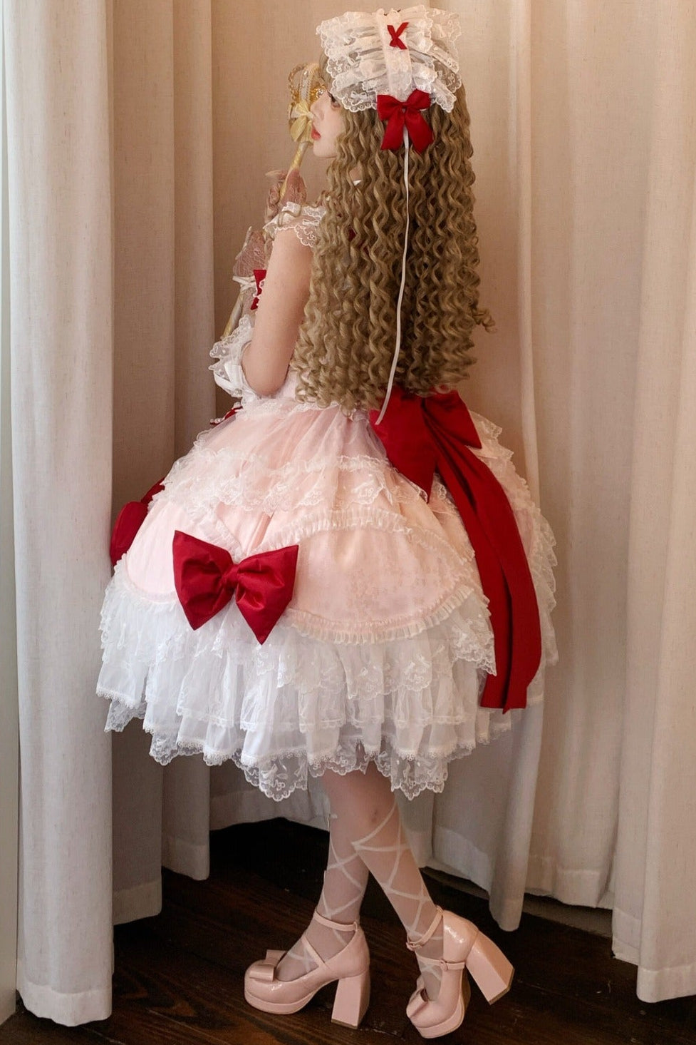 Cotton Candy Ribbon Princess Dress