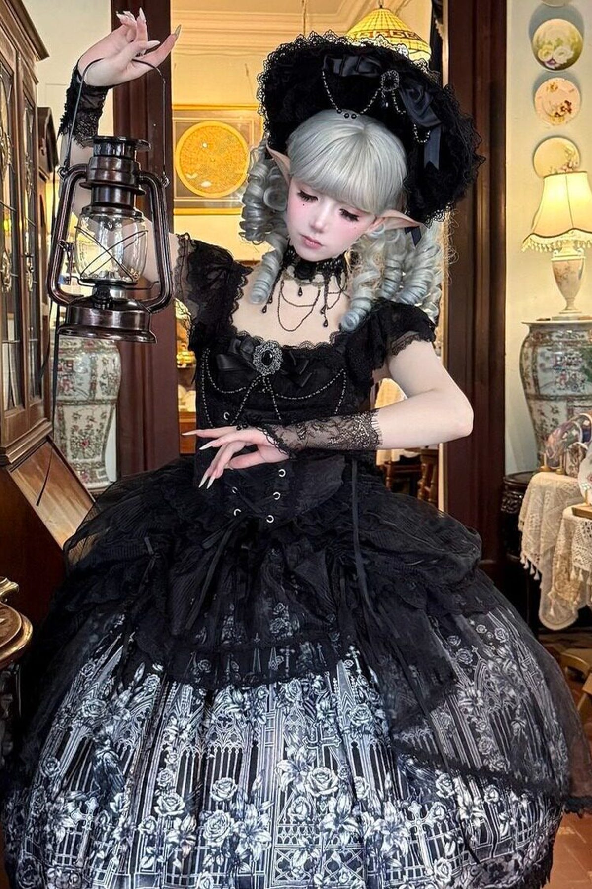Gothic Dark Style Jsk Dress