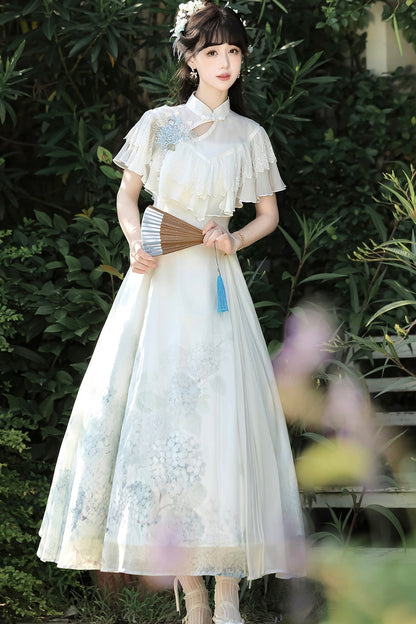 紫陽花チャイナプリンセスドレス