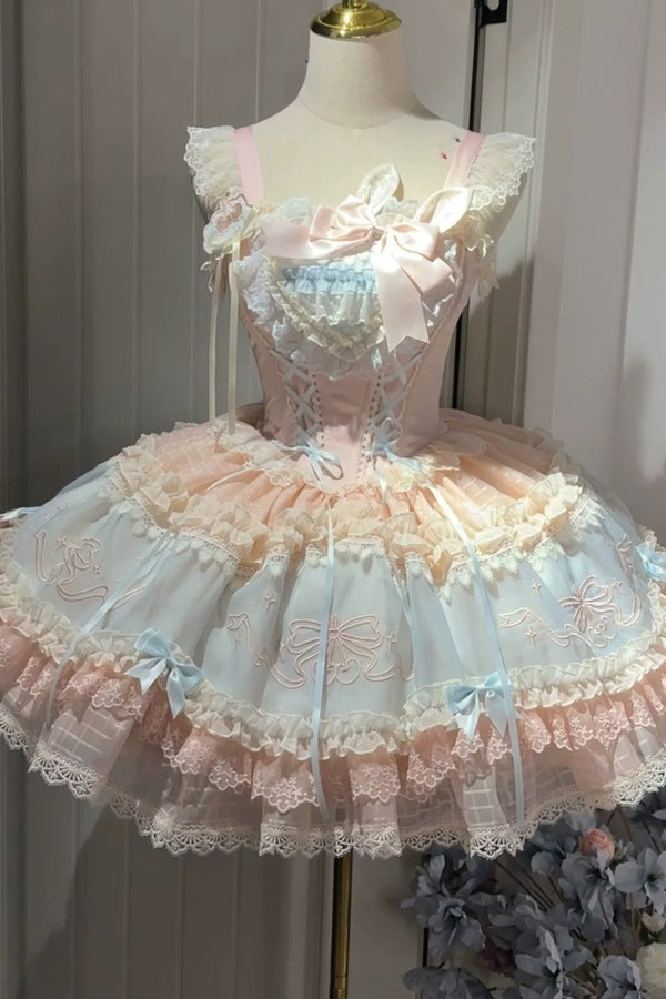 [Pre-Order] Rabbit Princess Doll Lolita Jumper Skirt