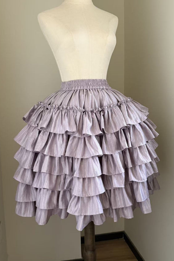 Multi-Layered Ruffle Skirt