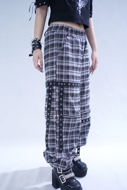 3Way Detachable Plaid Pants