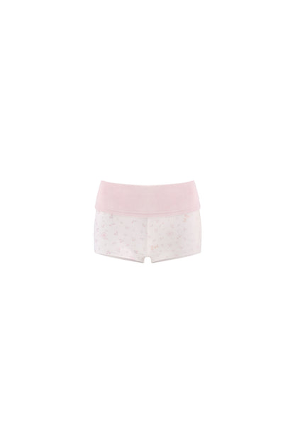 White Floral Jacket Pink Camisole and Pants 3-Piece Set-Up