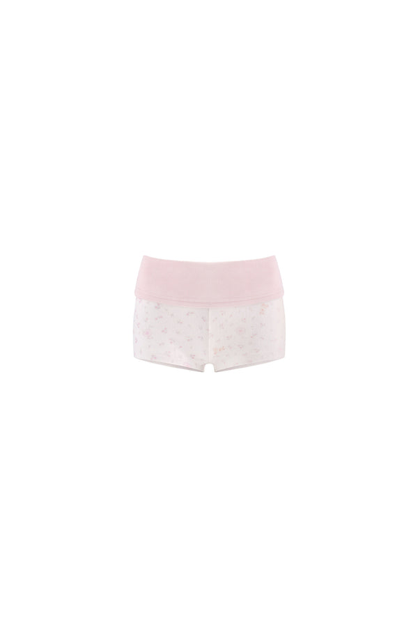 White Floral Jacket Pink Camisole and Pants 3-Piece Set-Up