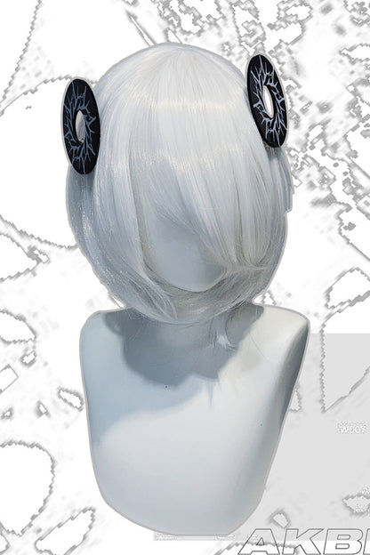 Transparent Hollow Circle Double Ponytail Hair Clip