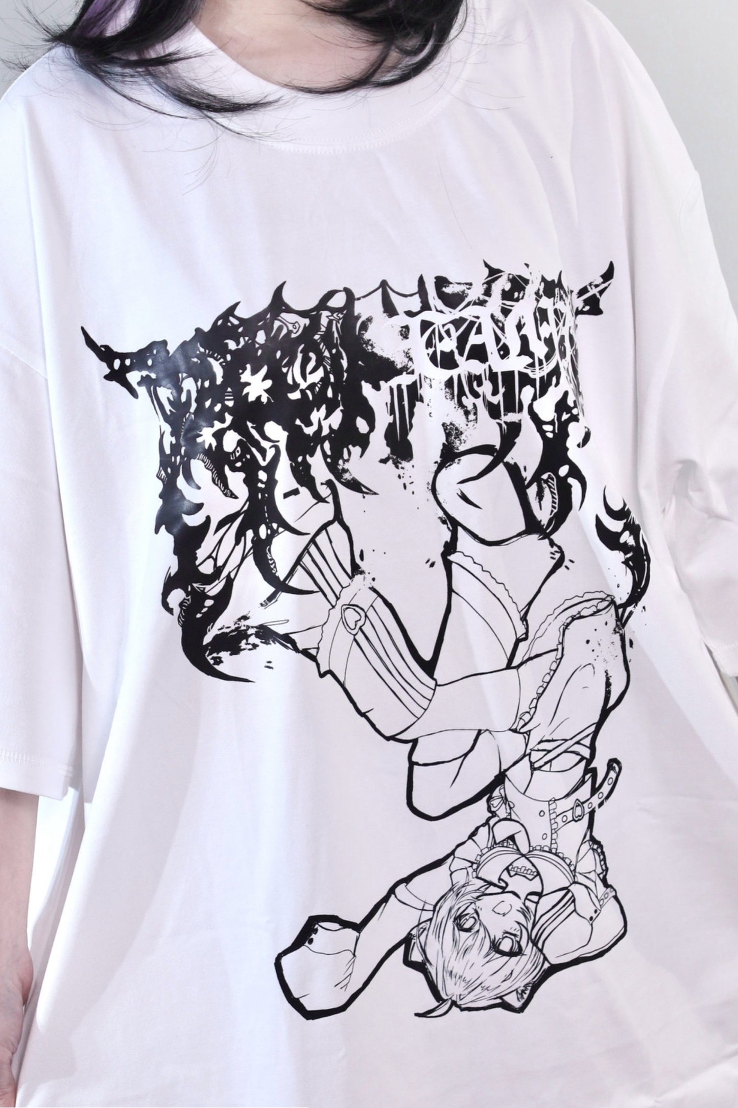 Krank-süßes 2D-Oversize-T-Shirt