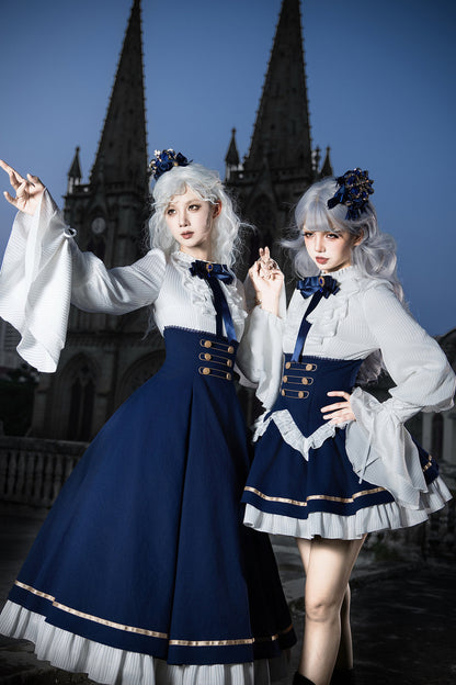 Royal Academy ensemble robe longue et cape