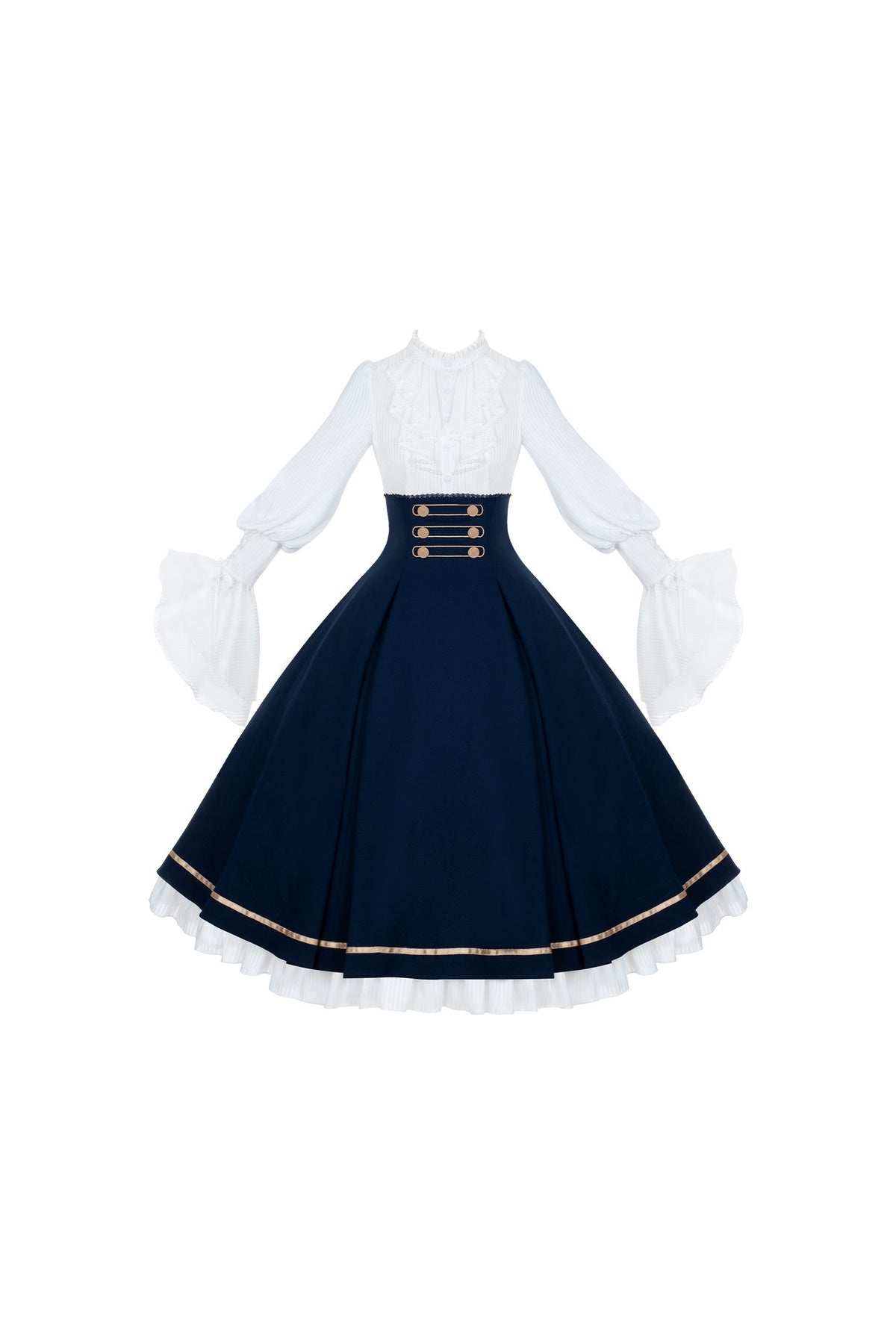 Royal Academy ensemble robe longue et cape