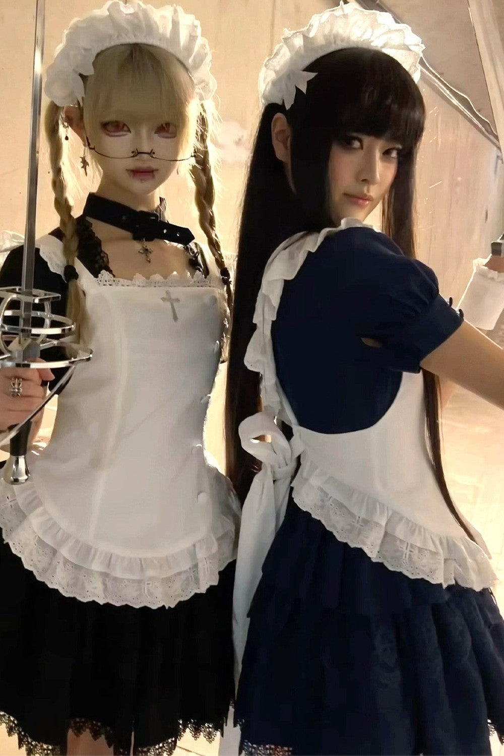 Dark Gothic Maid Lolita Set