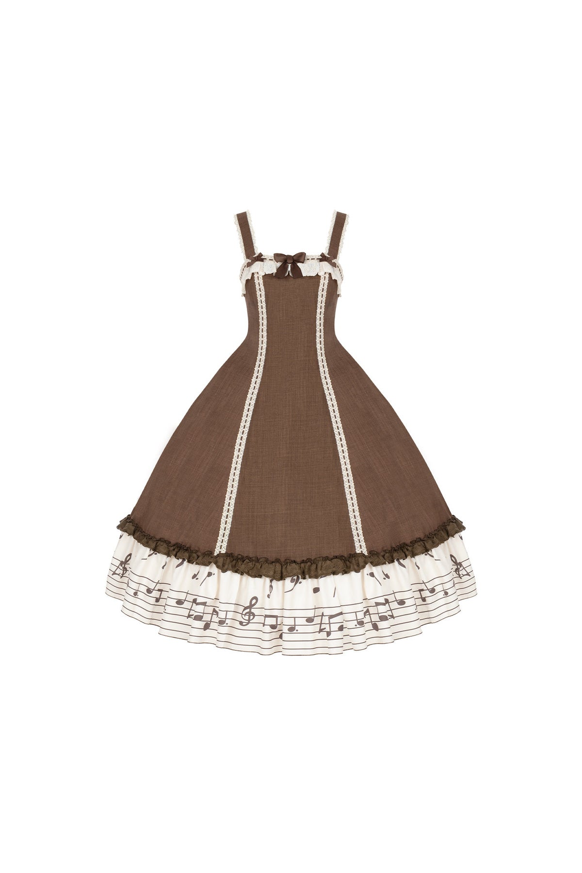 Bedrucktes Rüschenkleid- und Hemd-Set
