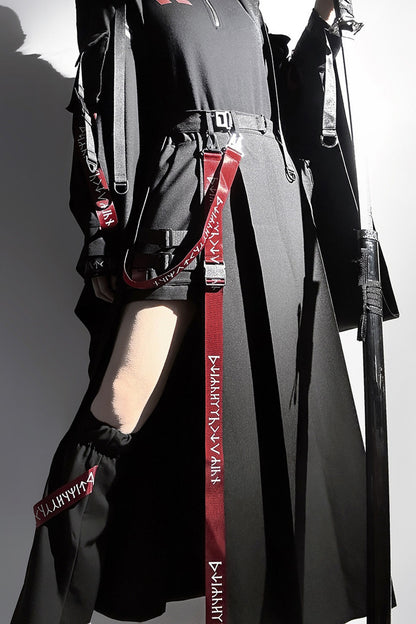 Wasteland Techwear Subculture Skirt+Pants
