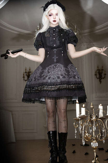 Lace Lily Gothic Lolita Dress