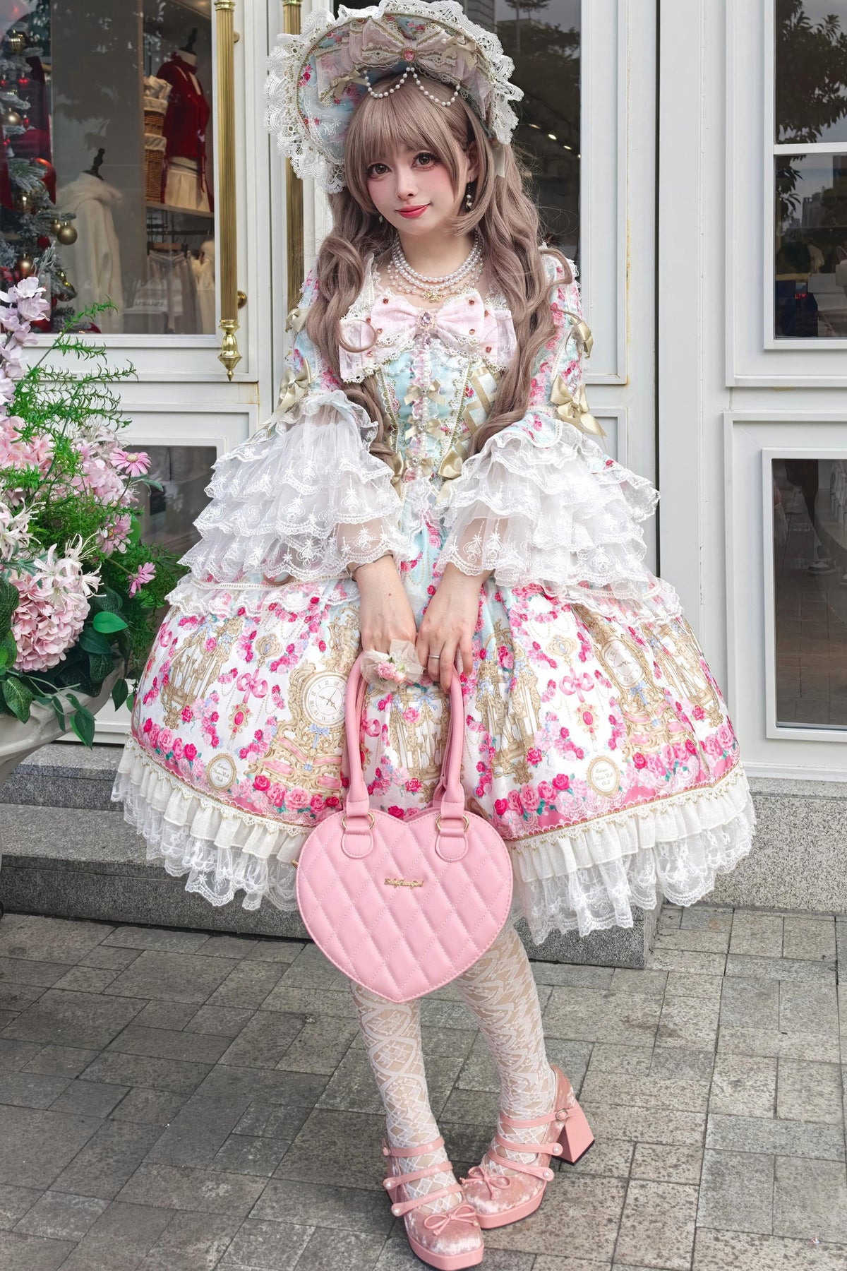 Rose Garden Sequence Lolita OP Dress