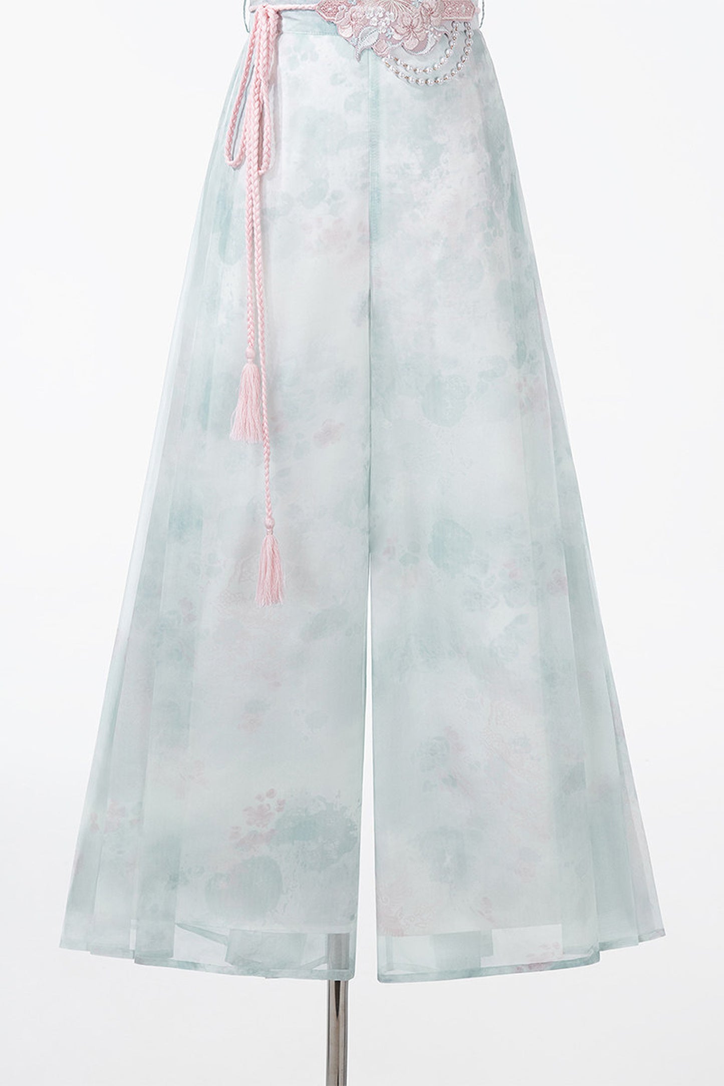 New Chinese Style Hanfu Top and Pants Set