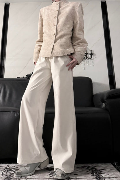 Short Jacquard Suit Jacket