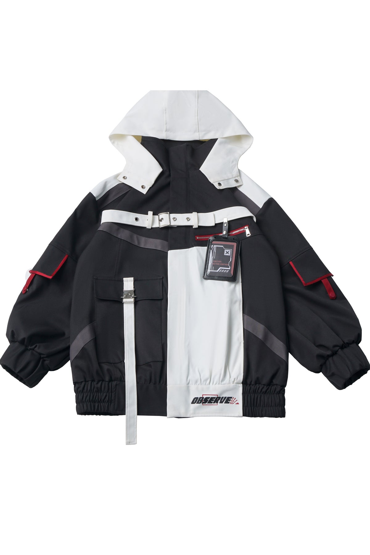 Galaxy Leap Color-Block Functional Jacket With Skirt Badge and Pants Set-Up