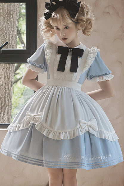 Wonderland Alice Short Sleeve One-Piece Dress