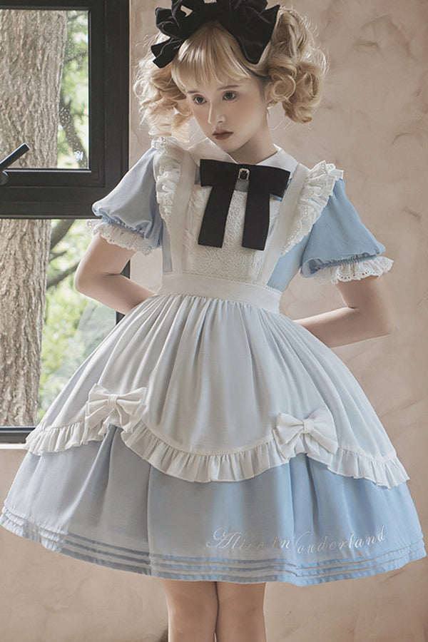 Wonderland Alice Short Sleeve One-Piece Dress