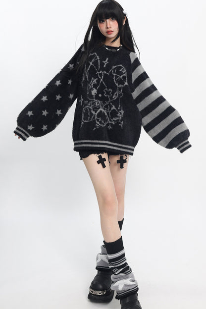 Striped Star Sweater