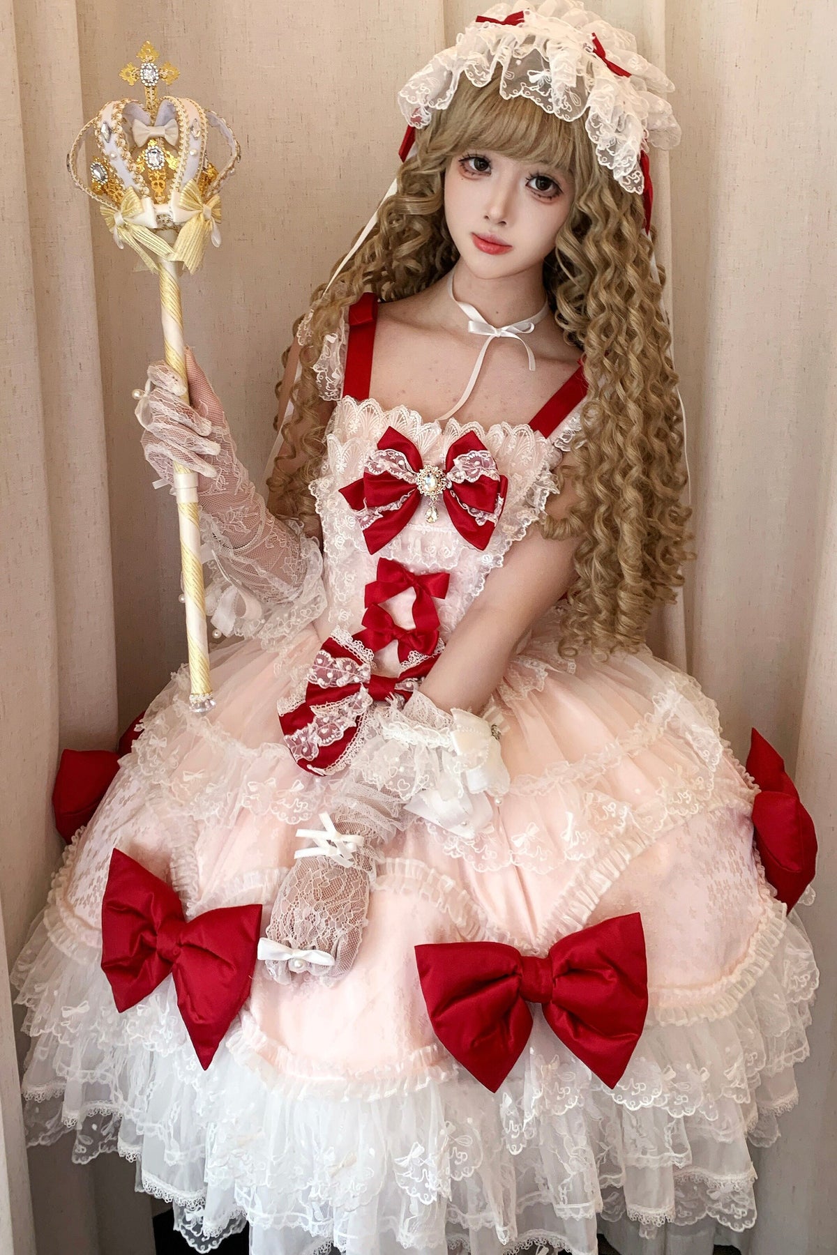 Cotton Candy Ribbon Princess Dress