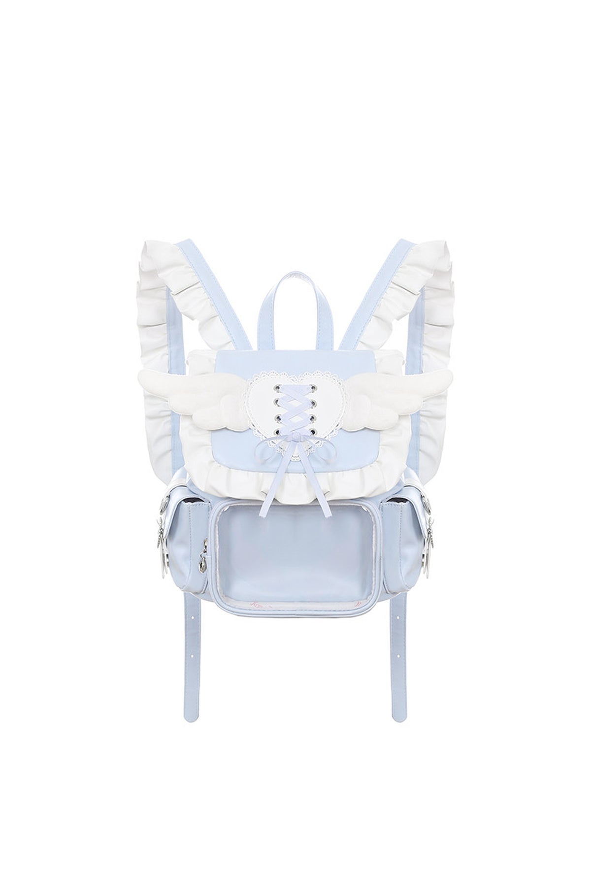 Bunny Ear Hooded Sweatshirt Suspender Skirt With Top Set-Up