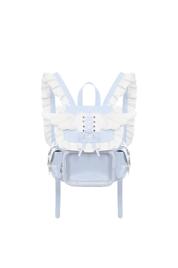 Bunny Ear Hooded Sweatshirt Suspender Skirt With Top Set-Up