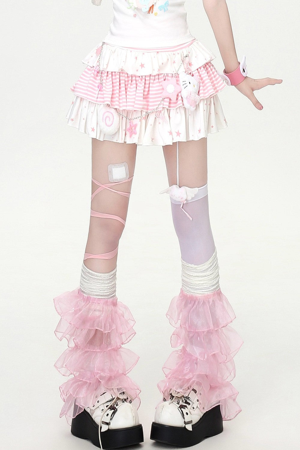 Candy Star Ruffle Skirt + Vest