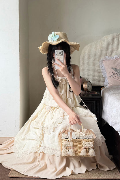 Twin Camisole And Irregular Hem Skirt Set-Up