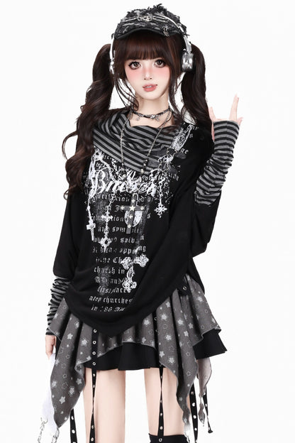 Punk Safety Pin Leg Warmers