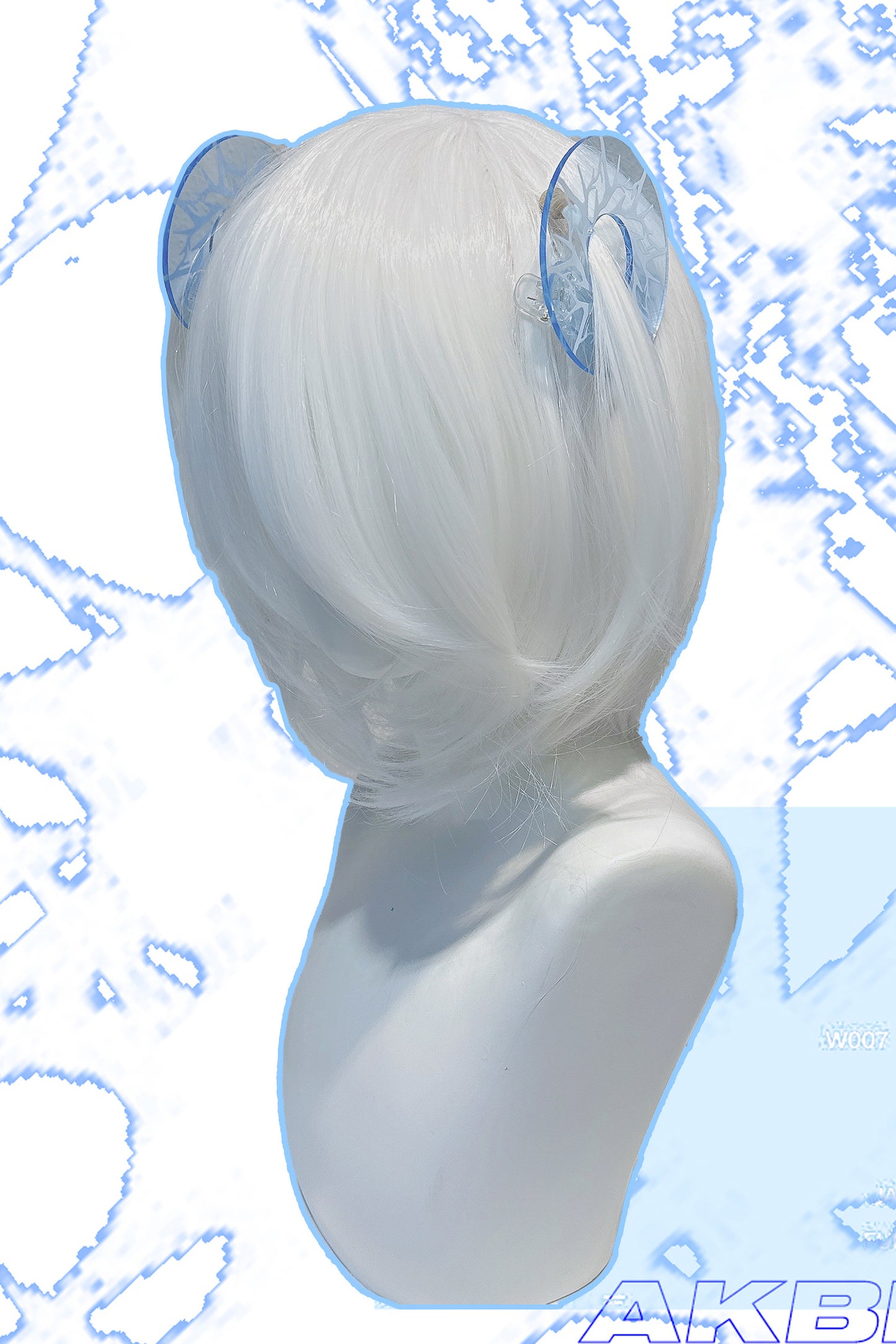 Transparent Hollow Circle Double Ponytail Hair Clip