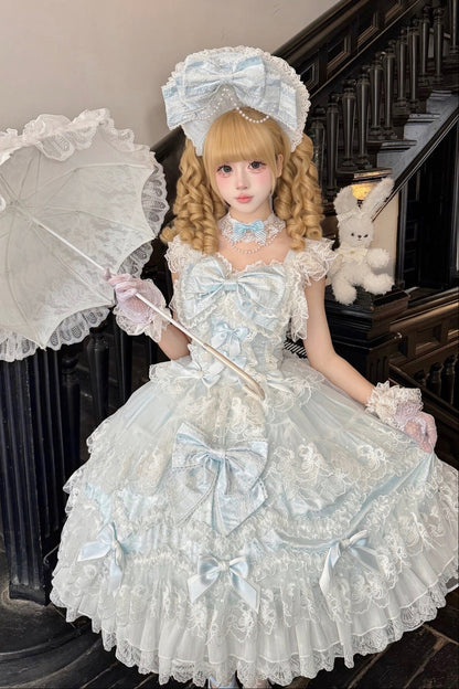 Light Floral Wedding Jsk Dress