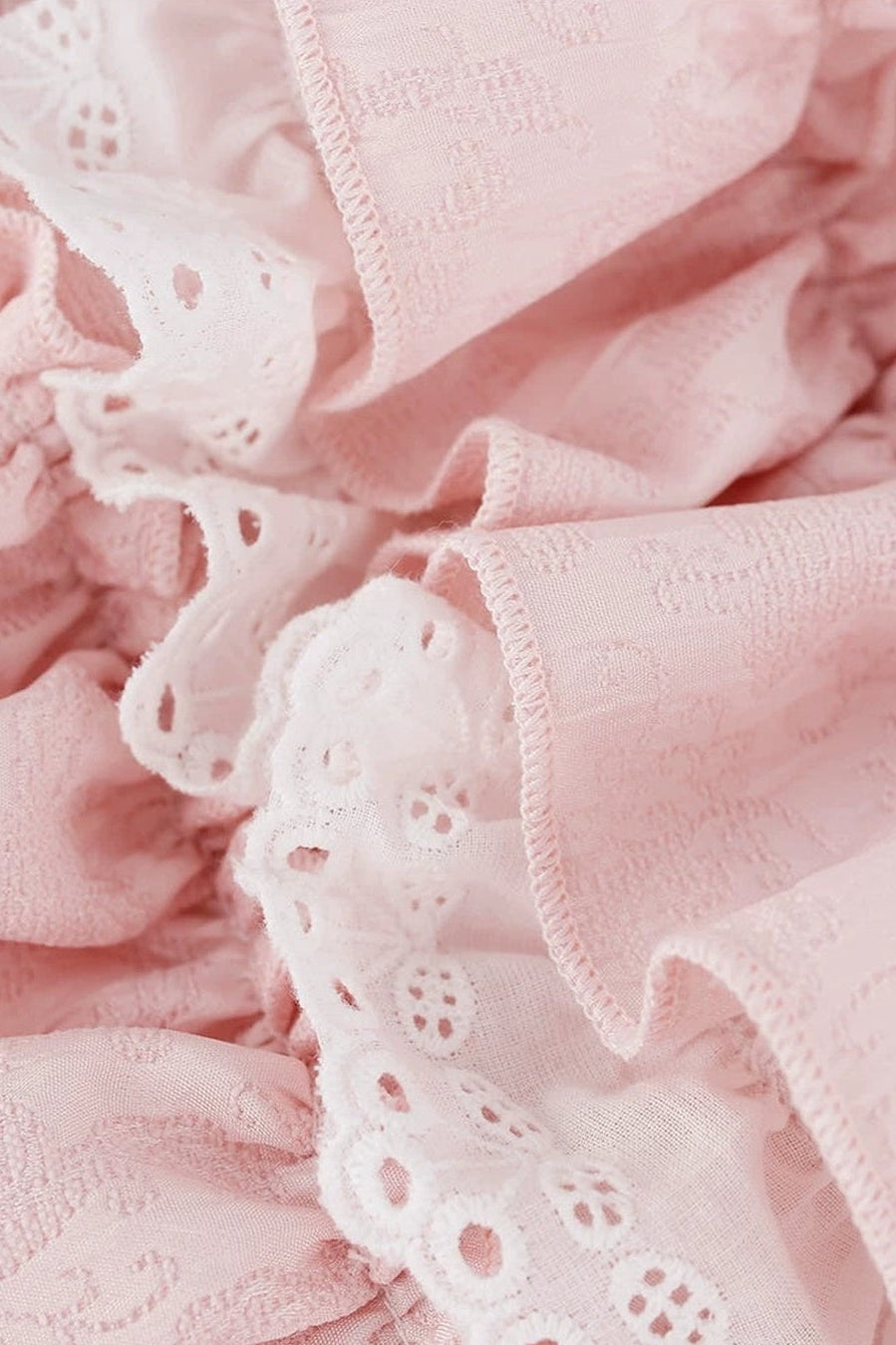Blue Top and Pink Ruffle Skirt Set-Up