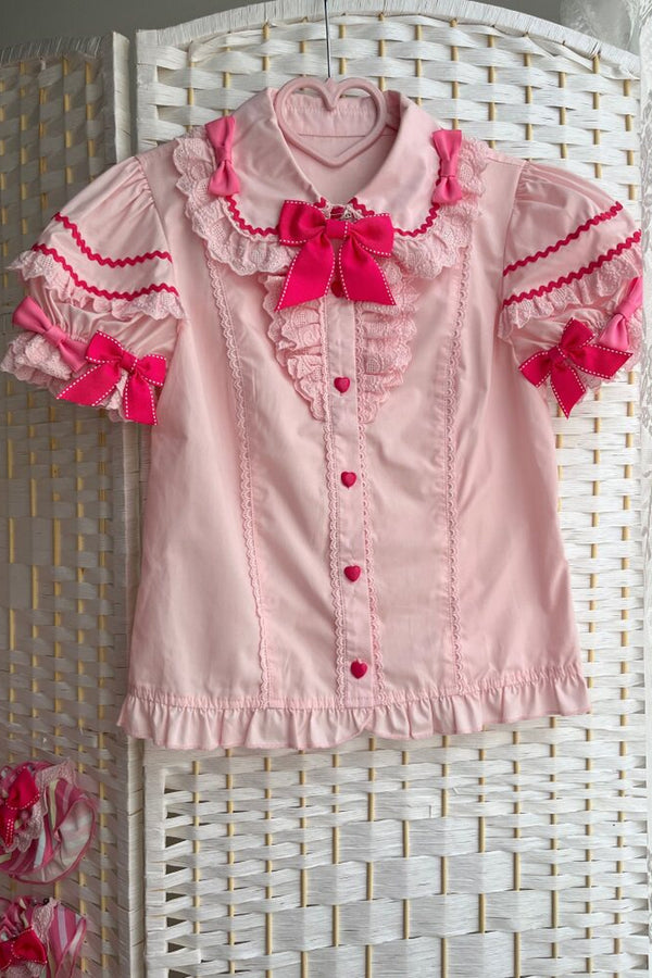 Amusement Park Jsk Suspender Dress and Shirt Set-Up