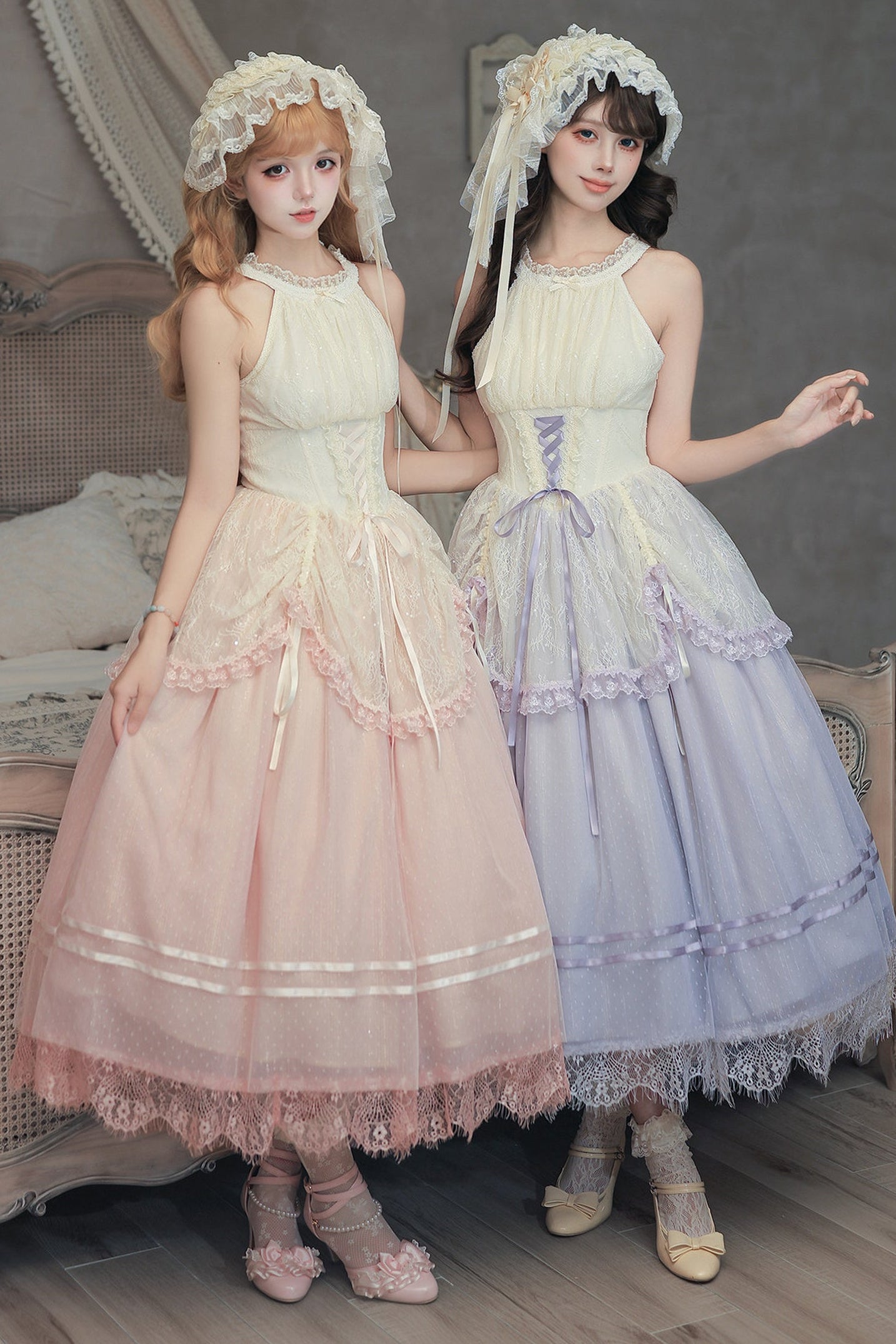 パステルツインプリンセスロリータドレス