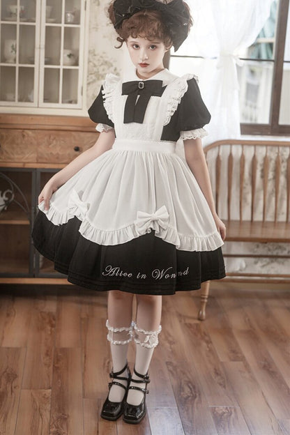 Wonderland Alice Short Sleeve One-Piece Dress
