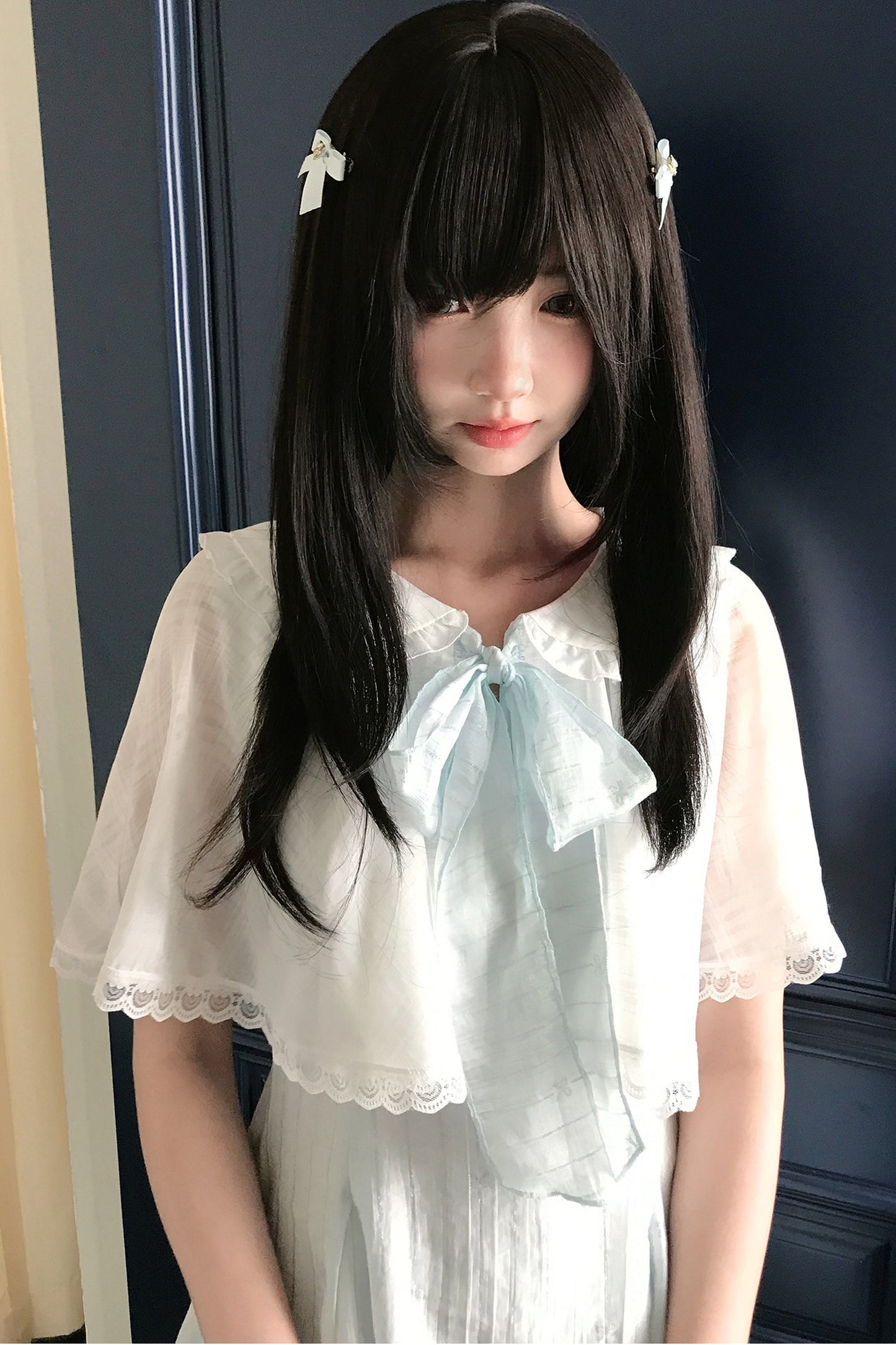 天使リボンのブルードールワンピース