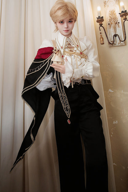 European Court Prince Top Pants Set-Up