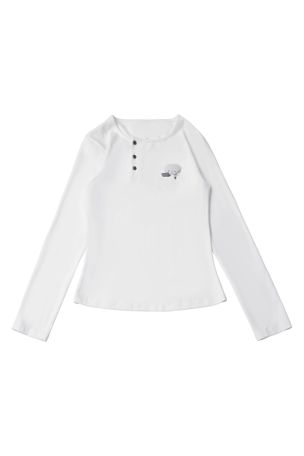 Three-Color Shawl Long-Sleeve