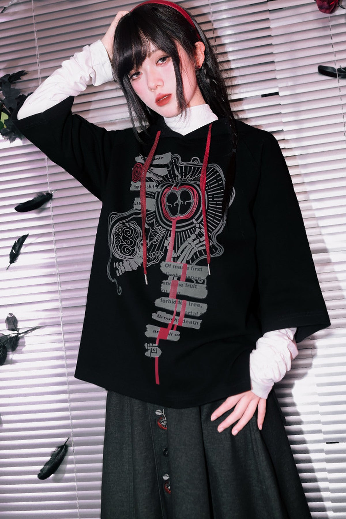 Graphic Hooded Sweatshirt