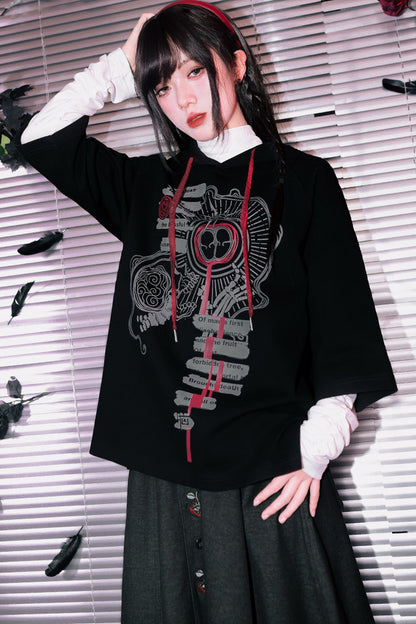 Graphic Hooded Sweatshirt