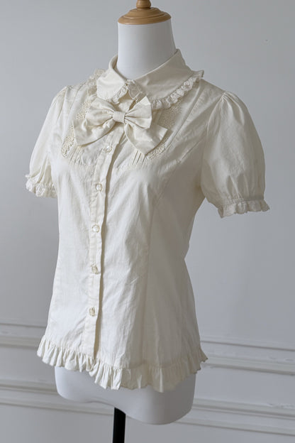Vintage Floral Elegant Lolita Dress Set-Up