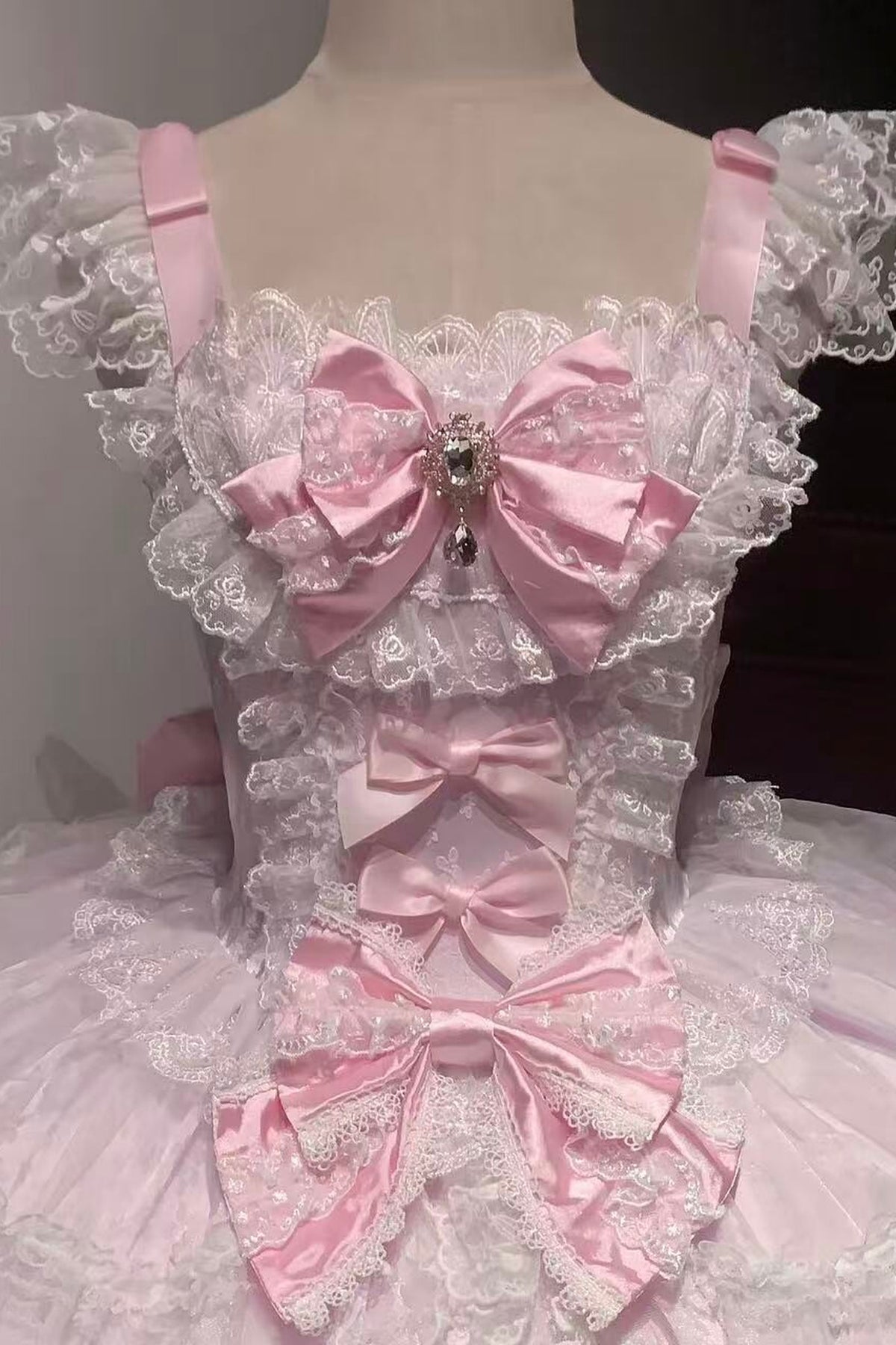 Cotton Candy Ribbon Princess Dress