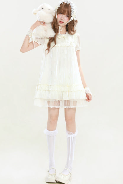 儚げ天使のレースドールワンピース