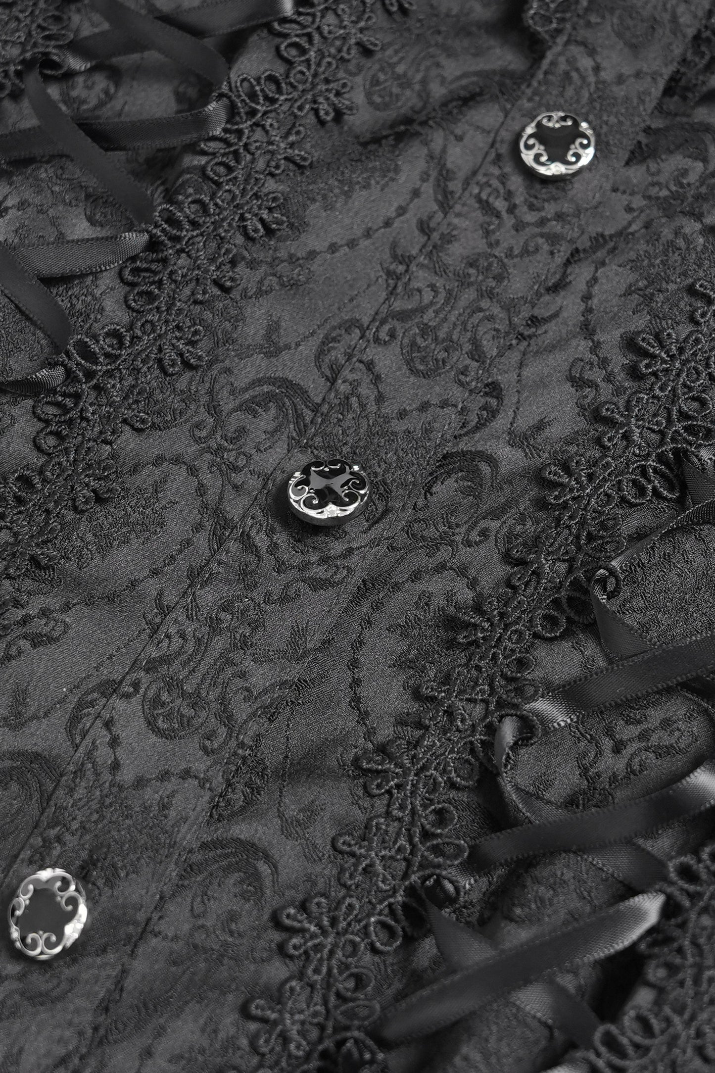 Chemise gothique à laçage et manches princesse