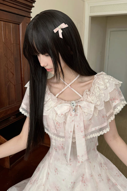 Floral Off-Shoulder Tea Break Dress