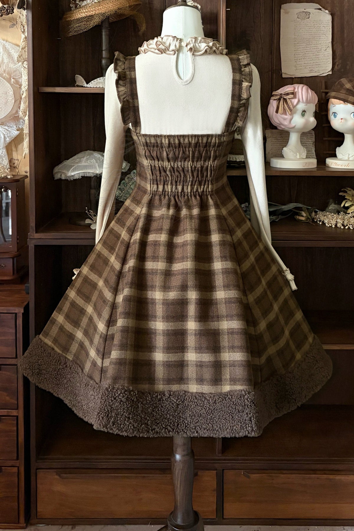 Cape Sweater Dress Skirt Set-Up
