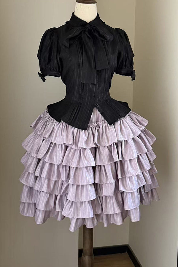 Multi-Layered Ruffle Skirt